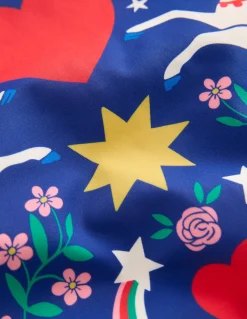 Boden Maillots & Tenues De Plage-Maillot de bain Hallie à bretelles volantées Licorne bleu saphir