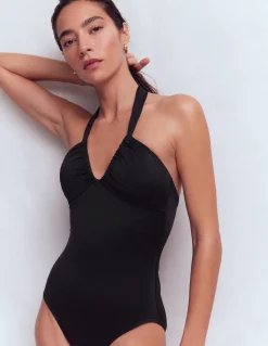Boden Maillots De Bain-Maillot de bain Minori dos-nu à nœud Noir