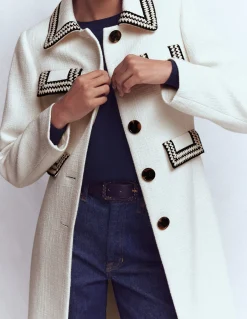 Boden Ensembles Assortis|Manteaux & Vestes-Manteau à poches Ivoire