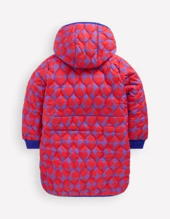 Boden Manteaux & Vestes-Manteau long cosy Imprimé cœur violet
