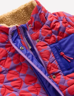 Boden Manteaux & Vestes-Manteau long cosy Imprimé cœur violet
