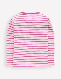 Boden Tops & T-Shirts-Marinière décontractée Rosarot/Naturweiß