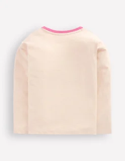 Boden Tops & T-Shirts-Marinière décontractée Rayé avoine chiné