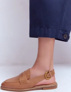 Boden Tenues De Travail|Mocassins-Mocassins à bride arrière Fauve