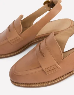 Boden Tenues De Travail|Mocassins-Mocassins à bride arrière Fauve