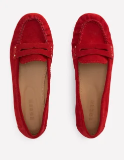 Boden Mocassins|Chaussures Plates-Mocassins intemporels ROUGE