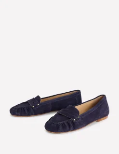 Boden Mocassins|Chaussures Plates-Mocassins intemporels Bleu Marine Foncé