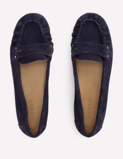 Boden Mocassins|Chaussures Plates-Mocassins intemporels Bleu Marine Foncé