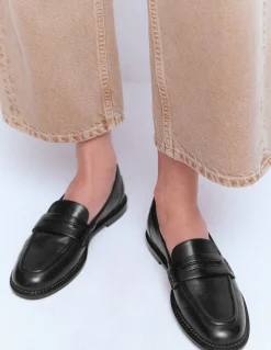 Boden Mocassins|Chaussures Plates-Mocassins Nya Noir