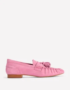 Boden Tenues De Travail|Mocassins-Mocassins souples à fronces Parfait rose