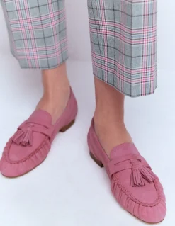 Boden Tenues De Travail|Mocassins-Mocassins souples à fronces Parfait rose