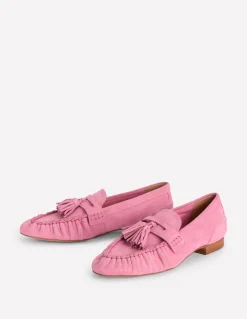 Boden Tenues De Travail|Mocassins-Mocassins souples à fronces Parfait rose