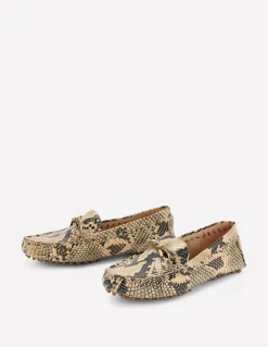 Boden Mocassins|Chaussures Plates-Mocassins souples Heidi à surpiqûres Serpent