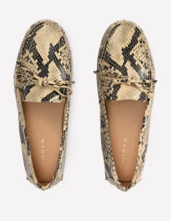 Boden Mocassins|Chaussures Plates-Mocassins souples Heidi à surpiqûres Serpent