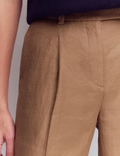 Boden Tenues De Travail|Pantalons-Pantacourt Chiswick à revers Amphore