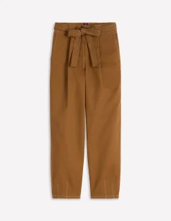 Boden Pantalons-Pantalon ample à ceinture Pain d'épices