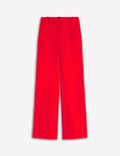 Boden Tenues De Travail|Pantalons-Pantalon Belgravia en lin Rouge coquelicot