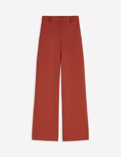 Boden Pantalons|Tenues De Travail-Pantalon Belgravia en point de Rome Orange brûlé
