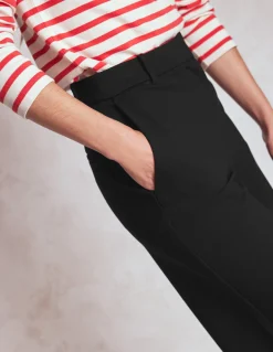 Boden Tenues De Travail|Pantalons-Pantalon Belgravia en point de Rome Noir