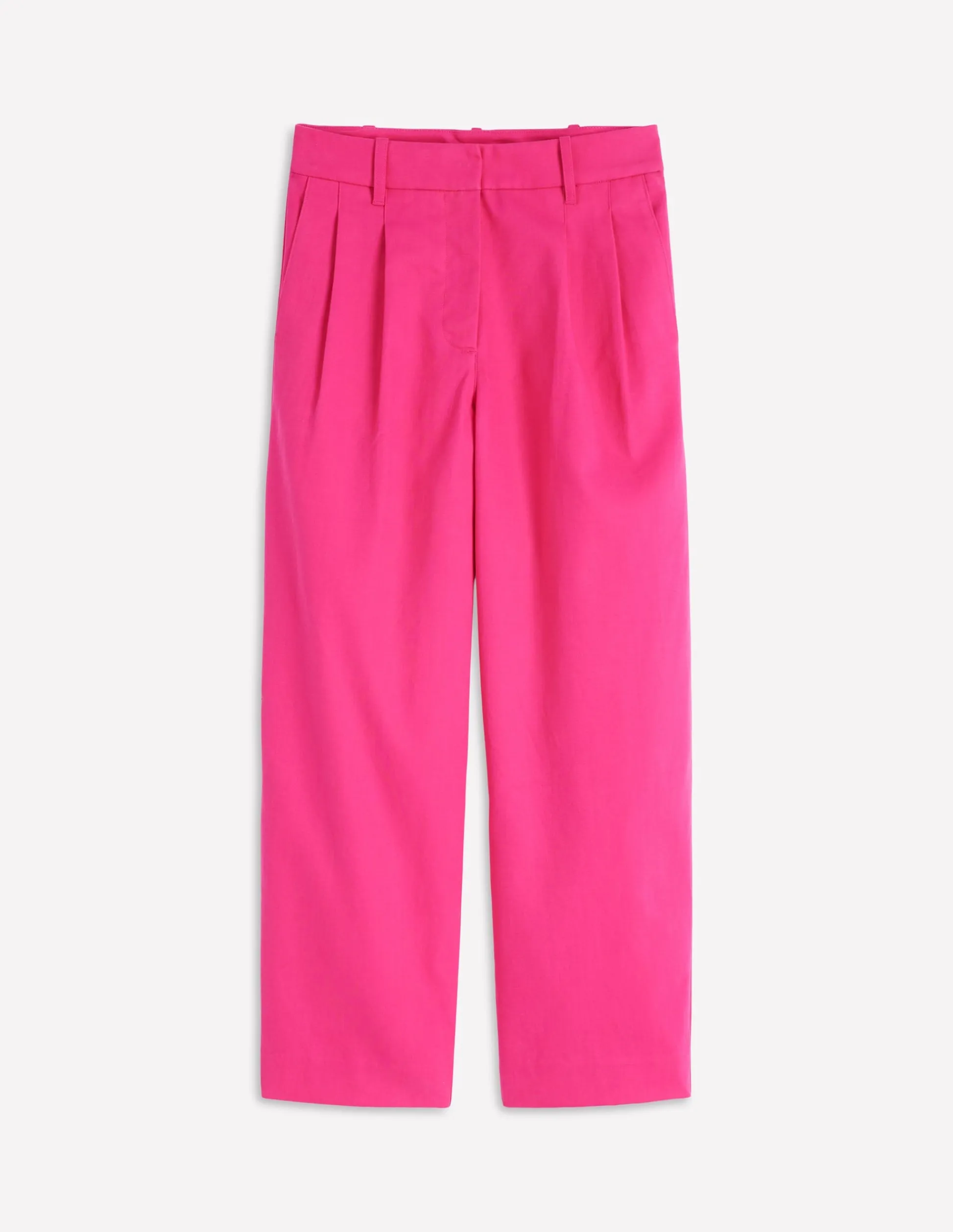 Boden Pantalons-Pantalon Bloomsbury en coton Rose pivoine