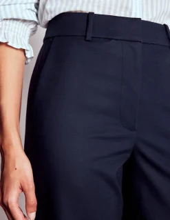 Boden Tenues De Travail|Pantalons-Pantalon Canonbury coupe longue Bleu marine