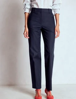 Boden Tenues De Travail|Pantalons-Pantalon Canonbury coupe longue Bleu marine