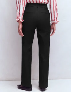 Boden Pantalons|Tenues De Travail-Pantalon Canonbury coupe longue Noir