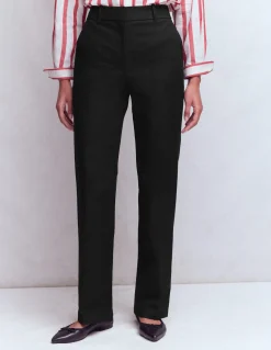 Boden Pantalons|Tenues De Travail-Pantalon Canonbury coupe longue Noir