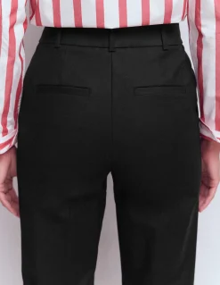 Boden Pantalons|Tenues De Travail-Pantalon Canonbury coupe longue Noir