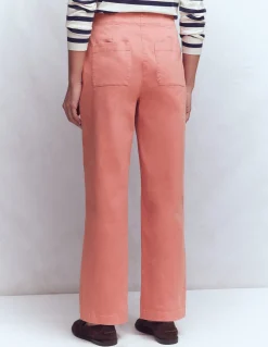 Boden Pantalons-Pantalon chino ample Rose vintage