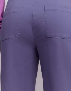 Boden Pantalons-Pantalon chino ample Chardon violet