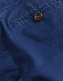 Boden Pantalons-Pantalon chino classique Bleu marine universitaire