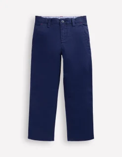 Boden Pantalons-Pantalon chino classique Bleu marine universitaire