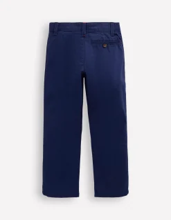 Boden Pantalons-Pantalon chino classique Bleu marine universitaire