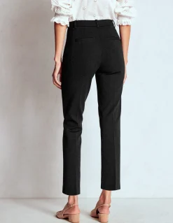 Boden Tenues De Travail|Pantalons-Pantalon Highgate en point de Rome Noir