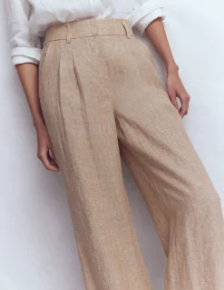 Boden Tenues De Travail|Pantalons-Pantalon Kensington en lin Chambray amphore