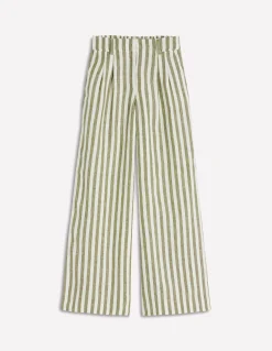 Boden Pantalons|Ensembles Assortis-Pantalon Kensington en lin Rayé éphémère