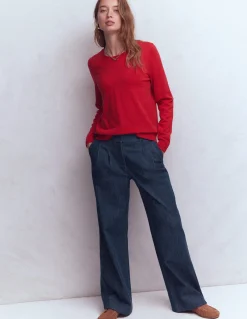 Boden Tenues De Travail|Pantalons-Pantalon Kensington en sergé Indigo