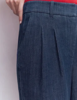 Boden Tenues De Travail|Pantalons-Pantalon Kensington en sergé Indigo