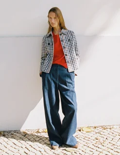 Boden Tenues De Travail|Pantalons-Pantalon Kensington en sergé Indigo