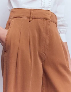 Boden Pantalons-Pantalon large Kensington Gingembre