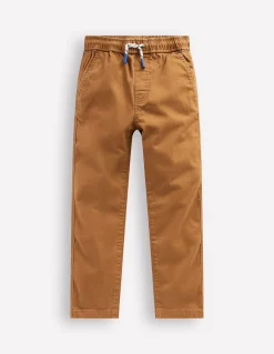 Boden Pantalons-Pantalon slim à enfiler Brun caramel