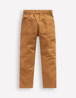Boden Pantalons-Pantalon slim à enfiler Brun caramel