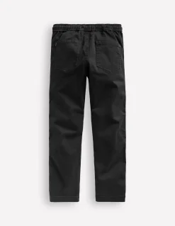 Boden Pantalons-Pantalon slim à enfiler Noir