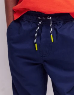 Boden Pantalons-Pantalon slim à enfiler Bleu marine universitaire