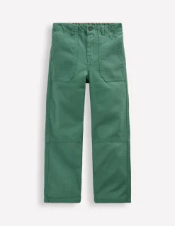 Boden Pantalons-Pantalon style charpentier en toile Épicéa bleu