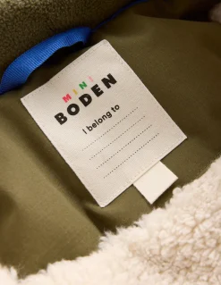 Boden Manteaux & Vestes-Parka imperméable Vert des bois