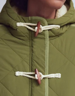 Boden Manteaux & Vestes-Parka matelassée façon duffle-coat VERT