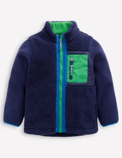 Boden Manteaux & Vestes-Polaire coupe-vent cosy Bleu marine