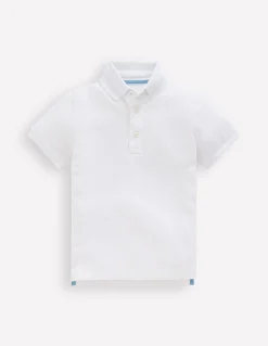 Boden Tops & T-Shirts-Polo en piqué Blanc